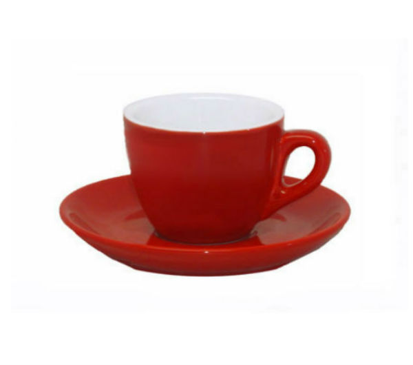 "AOSTA" Espresso Cups 74ml - red